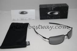 Oakley SQUARE WIRE MATTE BLACK BLACK IRIDIUM POLARIZED